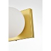 Elegant Lighting Jaylin 3 light Chrome and frosted white Bath Sconce - 4 of 4