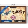 Trends International MLB Rivalries - Los Angeles Dodgers vs San Francisco Giants Framed Wall Poster Prints - 3 of 4