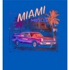 Car Fanatic Miami Muscle Long Sleeve Adult Hooded Sweatshirt - 2 of 3