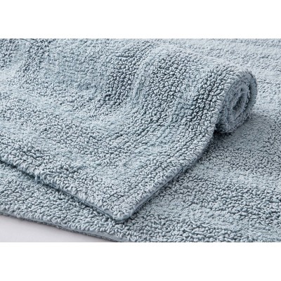 Logan Green Cotton 2 Piece Bath Rug Set