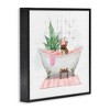 Stupell Industries Adorable French Bulldog in Pink Bubble Bath, 12" x 12" - 3 of 4