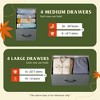 GALAXHERO Dresser with 8 Drawers, Wide Fabric Storage Chest for Bedroom, Closet, Entryway - 4 of 4