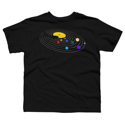 Boy's Design By Humans Music Planet By clingcling T-Shirt