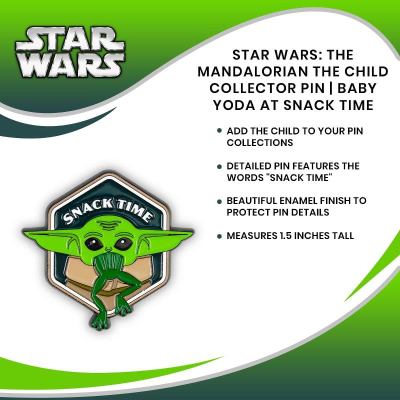 SalesOne LLC Star Wars: The Mandalorian The Child Collector Pin | Baby Yoda At Snack Time, 4 of 5