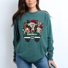 Simply Sage Market Women's Merry Christmas Farm Truck Long Sleeve Garment Dyed Tee - image 2 of 4