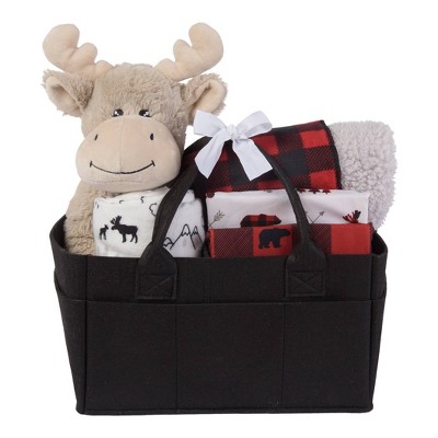 My Tiny Moments Nursery Essential Gift Set - Buffalo Check Moose 6pc