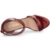 Allegra K Women's Open Toe Lace Up Stiletto Heels Sandals - 4 of 4