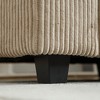 L-Shaped 6-Seater Sectional Sofa, Corduroy, Deep Seat, 7 Pillows - 3 of 4