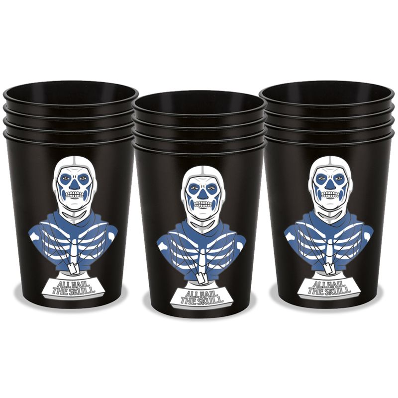 Birthday Express Fortnite Skull Trophy Plastic Favor Cup, 1 of 2