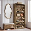 Tribesigns Freestanding 71" Tall 8-Tier Shoe Cabinet for 32-36 Pairs with Adjustable Shelves - 4 of 4