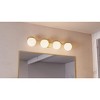 Spherical 4-Light Aged Brass Bath Light - 3 of 4
