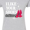 Women's - Wizard of Oz - I Like Your Shoes Fitted Graphic T-Shirt - 2 of 4