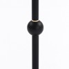 SEVOBAL Classic Vintage Metal Round Side Table with Sleek and Durable Construction for Living Room Bedroom , Black, 18.5"*18.5"*8.7" - 2 of 4