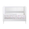 BreathableBaby Cotton Percale Fitted Sheet, For 52" x 28" Crib & Toddler Bed Mattress, Floral Marks (2-Pack) - 4 of 4