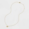 Tiny Tags 14K Gold Ion Plated Starfish Pendant Necklace - Gold - 2 of 4