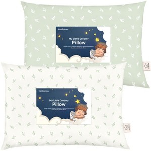 KeaBabies Toddler Pillow - Soft Organic Cotton Kids Pillows for Sleeping - Travel Pillow for Kids Age 2-5 - 1 of 4