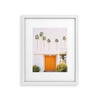 18" x 24" Sisi and Seb Palm Springs Framed Art Print Modern White - Deny Designs