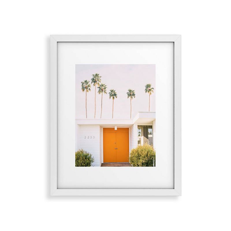 18&#34; x 24&#34; Sisi and Seb Palm Springs Framed Art Print Modern White - Deny Designs, 1 of 4