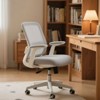 SEVOBAL Task and Office Chairs Moveable Foot Ring, Tall Chair for Standing Desks, 360 Degree Swivel and Height Adjustable, Gray, 24.2"*23.6"*48.8" - 2 of 4