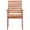vidaXL Patio Dining Chairs 3 pcs with Cushions Solid Acacia Wood - 4 of 4