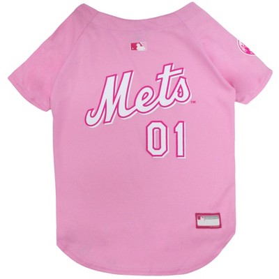 pink baseball jersey