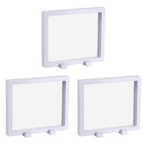 Unique Bargains TPU Film Display Jewelry Box 3 Pcs with Base - 1 of 4