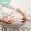 The Peanutshell Baby Crib Bedding Set for Girls - 3 Pieces - Pink Baby Blanket Set with Fitted Crib Sheet, Dust Ruffle - Wildflower Boho Floral - 3 of 4
