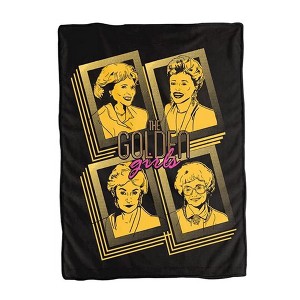 Just Funky The Golden Girls 45 x 60 Inch Fleece Throw Blanket - 1 of 3