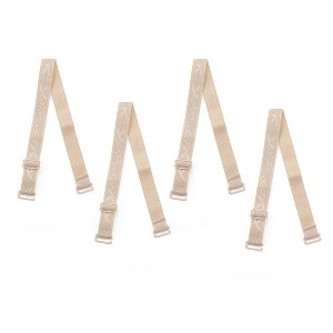 Allegra K Women's Stretchable Shoulder Bra Straps Adjustable Elastic Straps 2 Pairs - 1 of 4