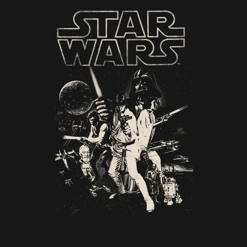 Men's Star Wars Classic Poster Long Sleeve Shirt, 2 of 5