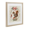 Stupell Industries Woodland Squirrel Rustic Wreath Framed Print Under Glass Art - 2 of 4