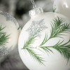 6"H  4"H and 4"H Sullivans Botanical Drop Ornament - Set of 3  Green Christmas Ornaments - 2 of 2
