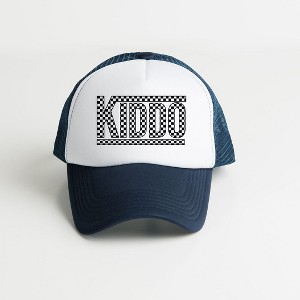 The Juniper Shop Kiddo Checkered Youth Foam Trucker Hat - 1 of 2
