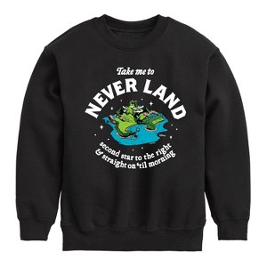 Boys' - Disney - Peter Pan Graphic Long Sleeve Fleece Sweatshirt - 1 of 4