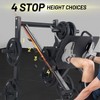 Leg Press Machine with Calf Block, Adjustable Leg Press Machines for Home Gym, Squat Machine with Barbell Plate Storage, for Lower Body Workout - 4 of 4