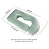 LISM Pregnancy Pillows for Sleeping,Full Body Maternity Pillow with Removable - 3 of 4