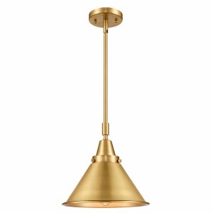 Briarcliff - 1 Light Stem Hung Mini Pendant In Traditional Style-11.13 Inches Tall and 10 Inches Wide - 1 of 1
