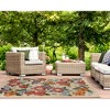 Liora Manne Marina Floral Indoor/Outdoor Rug.. - 4 of 4