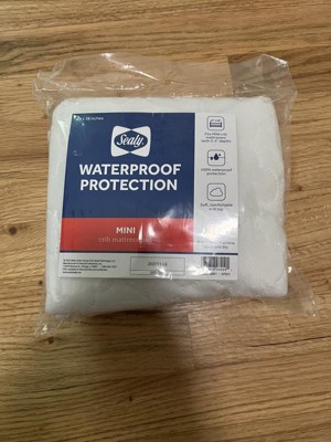 Sealy Cooling Moisture Wicking Waterproof Crib Mattress Pad - White : Target