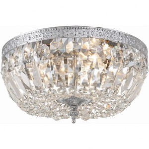 Crystorama Lighting Ceiling Mount 3 - Light Flush Mount in  Polished Chrome - 1 of 3