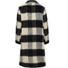 Womens Long Coats Brushed Flannel Plaid Double Breasted Trench Coat Windproof Lapel Thick Faux Woolen Coats Winter Warm Coats Long Outwear - 4 of 4