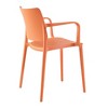 Omax Decor,Cleo Arm Resin Patio Dining Chair - (Set of 2) - 3 of 4