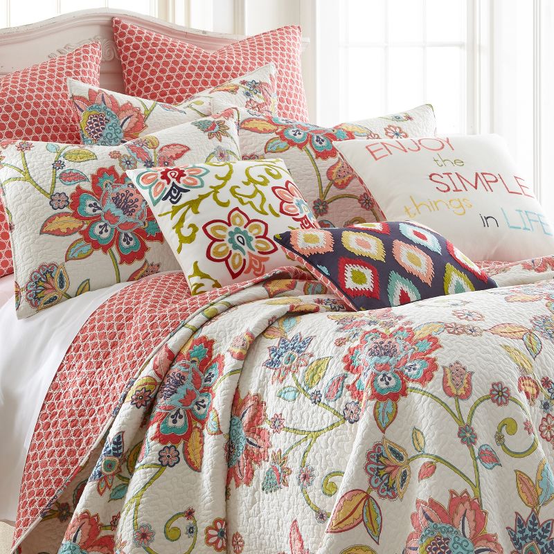 Clementine Quilt and Pillow Sham Set - Levtex Home, 2 of 6