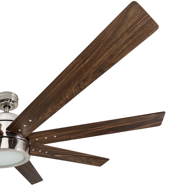 Honeywell Ceiling Fans Xerxes Modern 62 Inch Ceiling Fan with LED Light and Remote Control, Indoor Fan, 8 Contemporary Blades, Brushed Nickel, 5 of 6