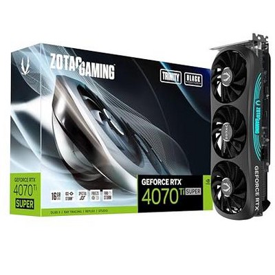 ZOTAC Gaming GeForce RTX 4070 Ti Super Trinity Black Edition DLSS