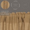 Burlap Natural Panel Set of 2 84x40 - 3 of 4