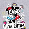 Boys' - Disney - Mickey Minnie Hi Ya Cutie Graphic Long Sleeve Fleece Sweatshirt - 2 of 4