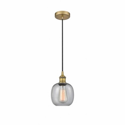 Belfast - 1 Light Cord Hung Mini Pendant In Industrial Style-9.75 Inches Tall and 6 Inches Wide