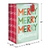 20" Jumbo Christmas Gift Bag 'MERRY MERRY MERRY' - 3 of 4