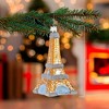 Kurt Adler Noble Gems Glass Ornament for Christmas Tree, Eiffel Tower - 3 of 3